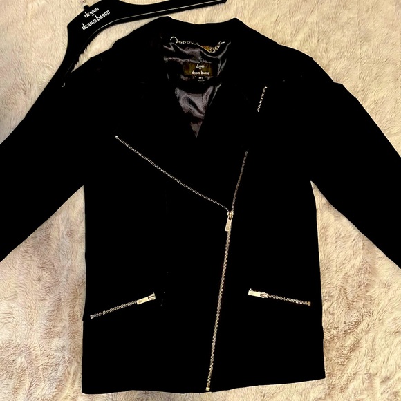 ⭐️⭐️Suede Dennis Basso Moto Jacket XXS Fits Like a Small - Picture 2 of 8